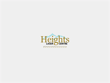 Tablet Screenshot of heightslaser.com